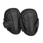 AmazonCommercial - Rodilleras de trabajo con protector suave de espuma y gel, 22,8 cm, 1 par, color negro