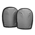 AmazonCommercial - Rodilleras lavables, 20,3 cm, 1 par, color gris